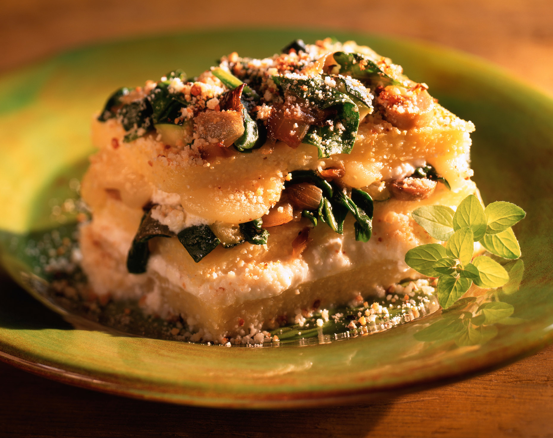 Polenta_Lasagna_w_Spinach_Zucchini_Herbs_Fontinacrop